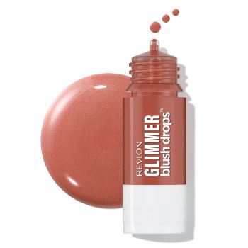Gocce di blush glitterato