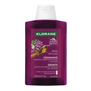 Shampoo acceleratore di crescita con adenosina e chinino