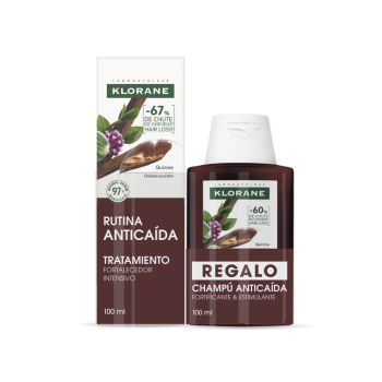 Pack trattamento intensivo anti-capelli + shampoo alla chinina in regalo