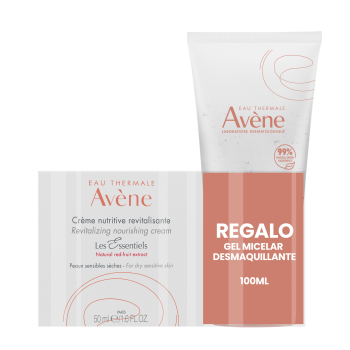 Crema nutriente rivitalizzante + Gel micellare struccante pack
