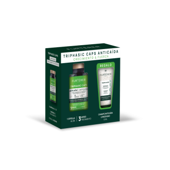 Pack Integratore Alimentare Anticaduta - Triphasic Caps + Omaggio Shampoo Triphasic