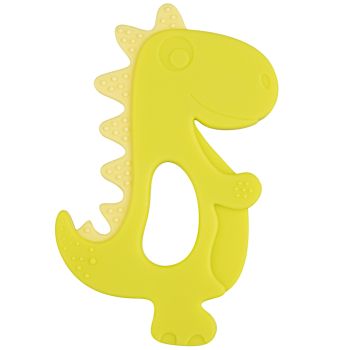  Teether in silicone Dinosauro Giallo