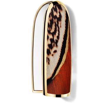 Rouge G Majestic Feathers Jewel Case Double Mirror Rossetto personalizzabile in edizione limitata