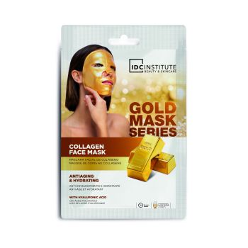 Maschera per il viso gold con collagene