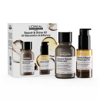 Set 2 Mini Absolut Repair Molecular Shampoo+Olio Bifasico