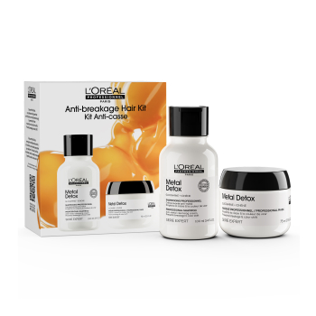 Set 2 Mini Metal Detox Shampoo+Maschera per Capelli