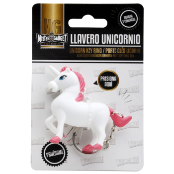 Portachiavi Unicorno con luce e suono