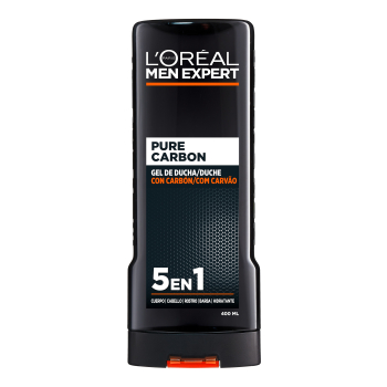Pure Carbon Gel Doccia con Carbone 5 in 1