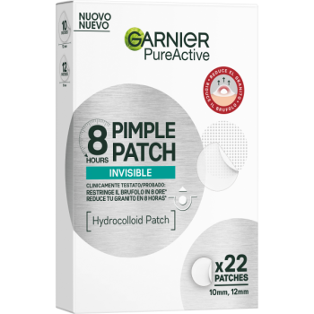 Pure Active Pimple Patch Invisible 8h Patches con tecnologia idrocolloidale con BHA per i brufoli