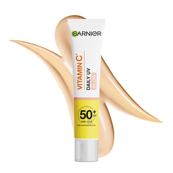 Vitamina C Fluido Antimanchas Anti-UV Diario Efecto Glow FPS50+