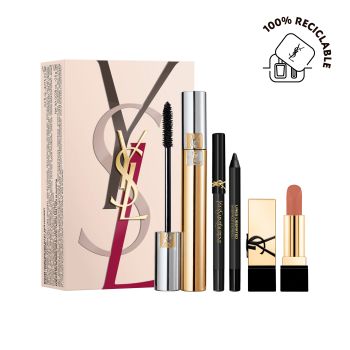 Cofanetto Mascara Volume Effet Faux Cils + Mini Eyeliner + Mini Rossetto Rouge Pur Couture
