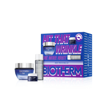 Set Skin Fitness Set: Hit Wrinkle One More Time Blue Pro-Retinol Night