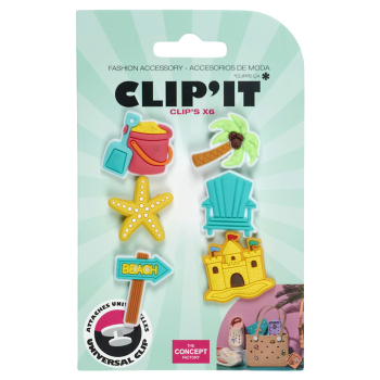 Set 6 charms Clip'It