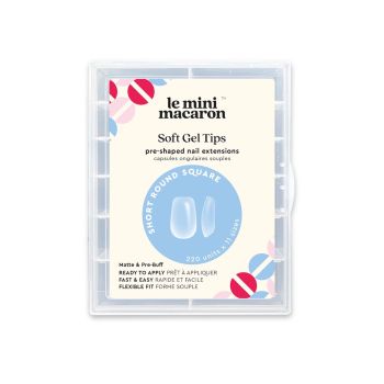 Soft Gel Tips Short Round Square Soft Gel Tips