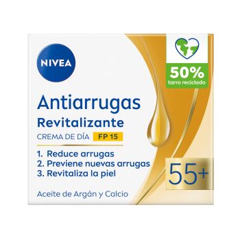 Crema Giorno Antirughe Rivitalizzante 55+ SPF15
