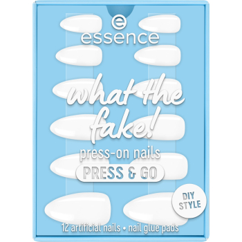 Unghie Finte What The Fake Press & Go Bare White