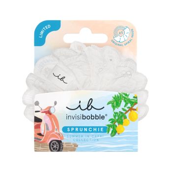 Scrunchie bianco Bliss Estate a Capri