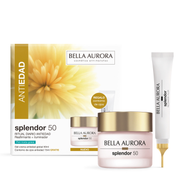 Splendor 50 Rituale quotidiano Pack Gel-crema antietà + Contorno pelle mista grassa