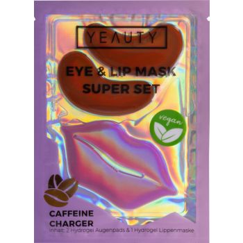 Super Set Maschera per Occhi e Labbra Caffeine Charger