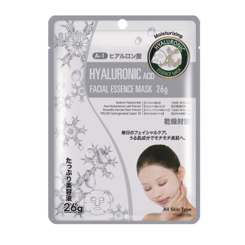 Maschera idratante per il viso con acido ialuronico
