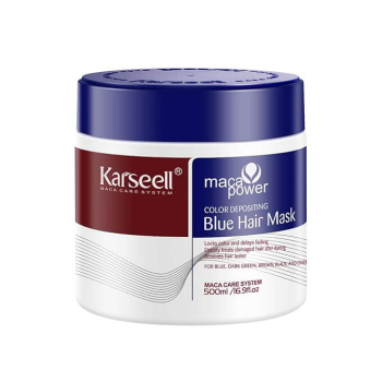 Maschera pigmentante per capelli blu