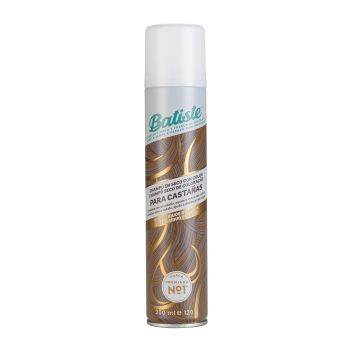 Shampoo a secco per capelli castani
