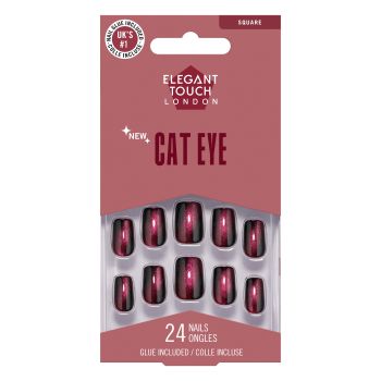 Unghie finte Cat Eye Twilight Berry