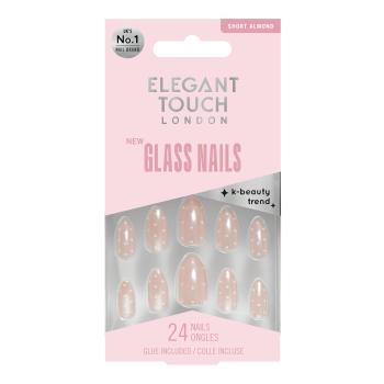 Glas Nägel Polka Fake Nägel