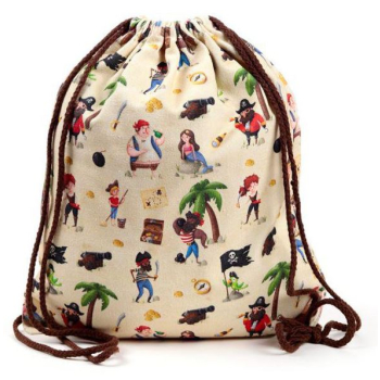 Sac à Dos en Tissu à Cordons Pirate Jolly Rogers