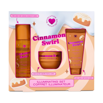 Set di illuminanti con vortici di cannella