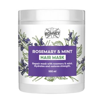 Maschera per capelli riparatrice al rosmarino e alla menta