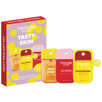 Set Sprays Fijadores + Funda Tasty Skin Setting Mists Gift