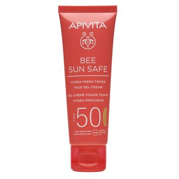 Bee Sun Safe Hydra Fresh Gel-Crema SPF50 con colorato