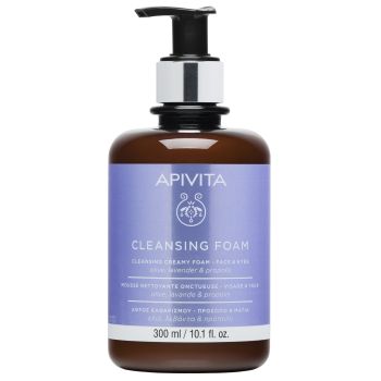 Detergente schiumoso in crema per viso e occhi