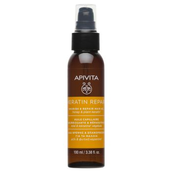 Olio per capelli nutriente e riparatore alla keratina