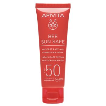 Bee Sun Safe Crema antietà e antibrufoli SPF50