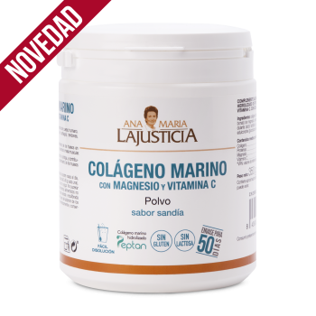 Collagene marino con magnesio e vitamina C al gusto di anguria