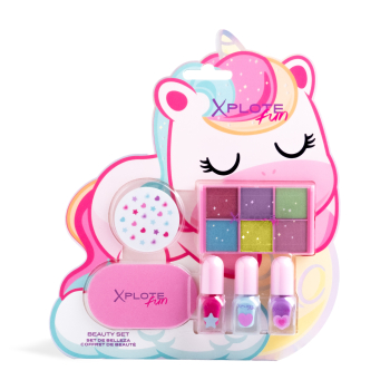 Set di bellezza per unicorni felici e divertenti Set di bellezza per unicorni felici e divertenti