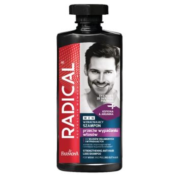 Shampoo rinforzante anti-perdita di capelli radical men