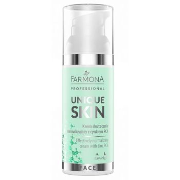 UNIQUE SKIN Crema viso normalizzante con zinco