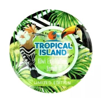 Maschera per il viso al kiwi delle isole tropicali