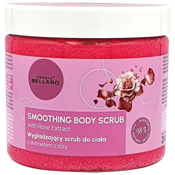 Scrub per il corpo lenisce con l'estratto di rose &amp; rose