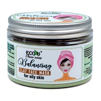 Maschera viso all'argilla riequilibrante