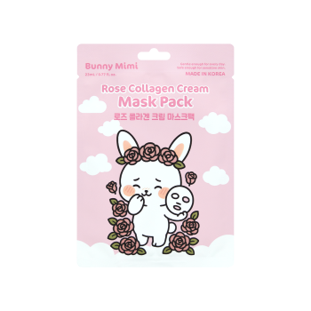 Masque Facial Crème Collagène Rose