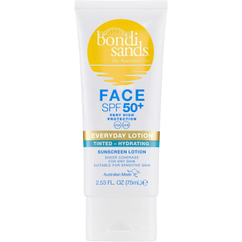 Nawilżający krem ochronny do twarzy SPF 50+ z kolorem