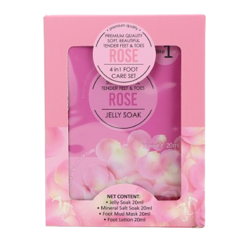 Set de soin des pieds Rose Crystal Mud