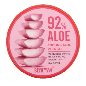Gel di aloe vera rossa