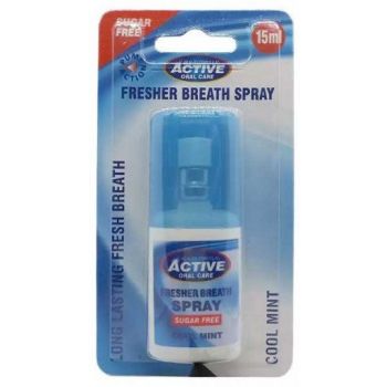 Spray alla menta per l'alito fresco