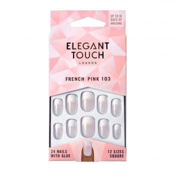 Ongles adhésifs French manucure