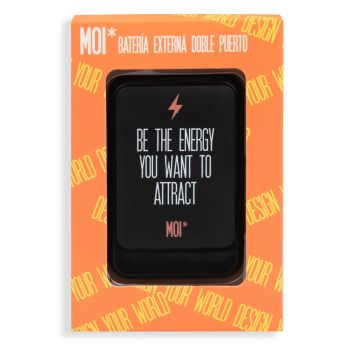Power Bank Quadrato Nerdy Nero Power Bank Quadrato Nerdy Nero